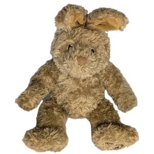 Easter Bunny Vintage Build a Bear Tan Rabbit Spring Plush 18" BAB Poseable Ears